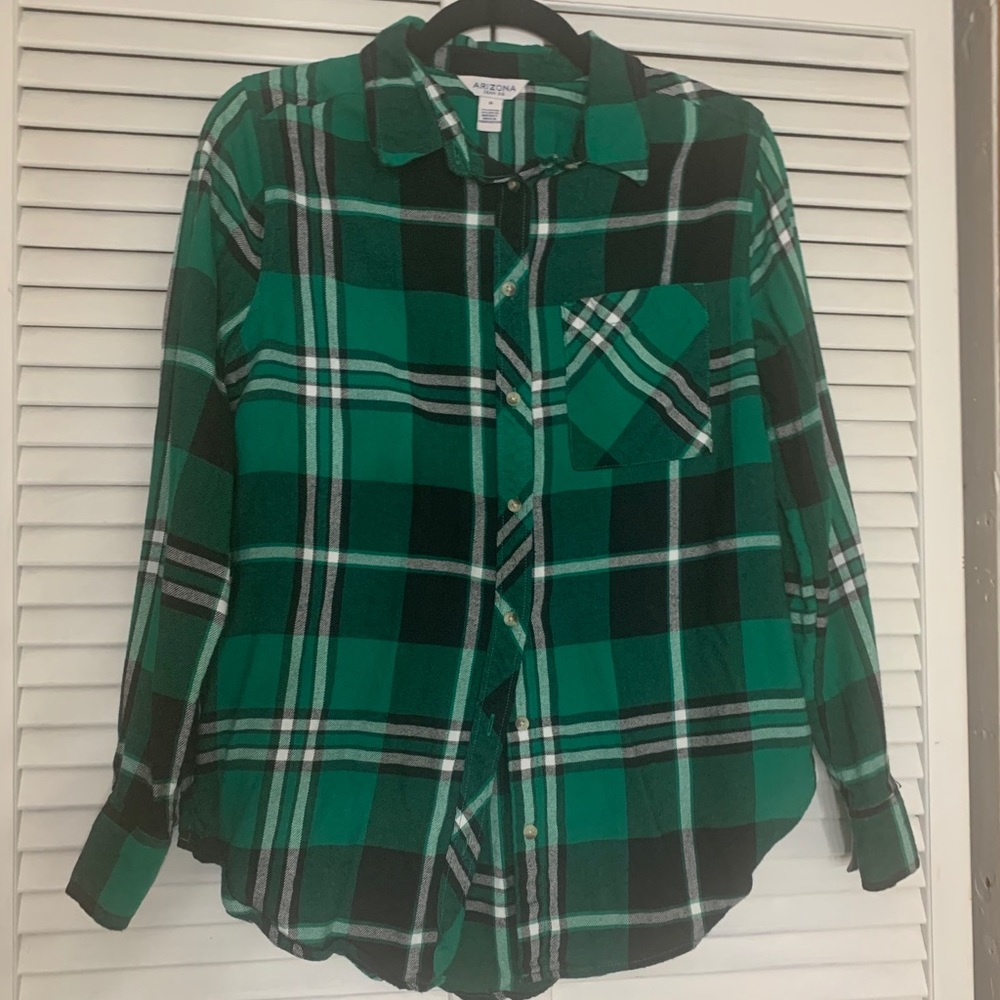 ☕️💚Plaid Flannel🖤EUC